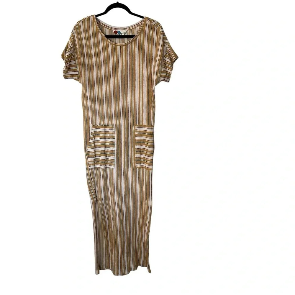 Free People Beach Marguerite Women’s Short Sleeve Pocket Tee Dress Size XS GUC